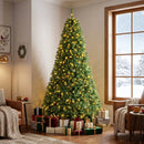 6-8 Ft Pre-Lit Artificial Christmas Tree with Remote Control by LJGDeals