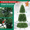 6-8 Ft Pre-Lit Artificial Christmas Tree with Remote Control by LJGDeals