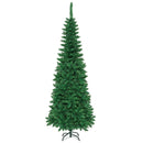 4.5 ft Pre-Lit Premium Hinged Artificial Fir Pencil Christmas Tree with LED Lights by LJGDeals