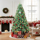 Pre-Lit Tinsel Christmas Tree Artificial Xmas Tree Home Office Party Seasonal Holiday Decoration by LJGDeals