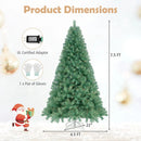 Pre-Lit Tinsel Christmas Tree Artificial Xmas Tree Home Office Party Seasonal Holiday Decoration by LJGDeals