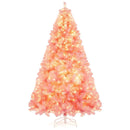Pre-Lit Tinsel Christmas Tree Artificial Xmas Tree with Lush Branch Tips Holiday Decoration by LJGDeals