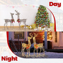 2 Pieces Lighted Reindeer Family with 200 LED Lights by LJGDeals