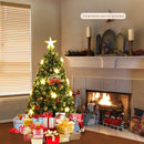 Prelit Fiber Optic Christmas Tree with Warm White Lights by LJGDeals