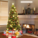 Prelit Fiber Optic Christmas Tree with Warm White Lights by LJGDeals