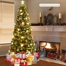 Prelit Fiber Optic Christmas Tree with Warm White Lights by LJGDeals