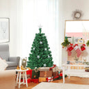 Prelit Fiber Optic Christmas Tree with Warm White Lights by LJGDeals