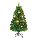 Prelit Fiber Optic Christmas Tree with Warm White Lights by LJGDeals