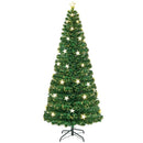 Prelit Fiber Optic Christmas Tree with Warm White Lights by LJGDeals