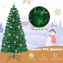 Prelit Fiber Optic Christmas Tree with Warm White Lights by LJGDeals