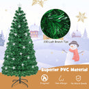 Prelit Fiber Optic Christmas Tree with Warm White Lights