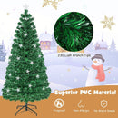 Prelit Fiber Optic Christmas Tree with Warm White Lights by LJGDeals