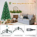 Prelit Fiber Optic Christmas Tree with Warm White Lights by LJGDeals