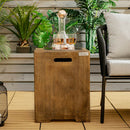 Premium 16" Outdoor Hideaway Table Cover For Standard 20 LBS Propane Tank (SAK73142)