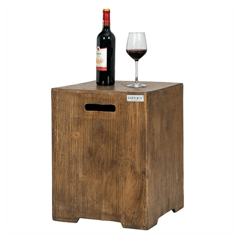 Premium 16" Outdoor Hideaway Table Cover For Standard 20 LBS Propane Tank (SAK73142)