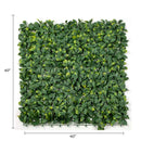 Laurel Artificial Vertical Garden Green Wall Panel 40×40in 11 SQ FT – UV Resistant – Commercial Grade by Designer Plants USA