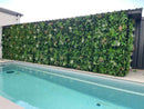 Wild Tropics Artificial Vertical Garden Green Wall Panel 40×40in 11 SQ FT – UV Resistant – Commercial Grade