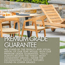 Phoenix Natural Teak Shower and Bath Slatted Stool by NORDICTEAK.COM