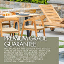 Kauai Natural Outdoor Chaise Couch Set with Sunbrella Cushions