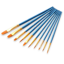 Premium Paint Brushes (Set of 10)