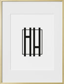 Gold Metal Glass Picture Frame