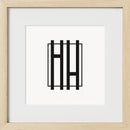 Natural Oak Glass Square Picture Frame
