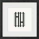 Black Oak Glass Square Picture Frame