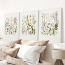 Minimalist Wild Plants. Botanical Poster Art Decor by Wall Art Set