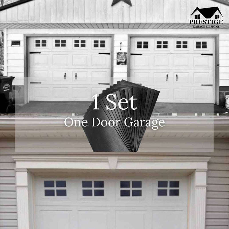 Magnetic Window Accents Faux Garage Window Set (16-PCS)