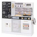 Pretend Play Kitchen with Utensils for Kids Aged 3+-White by LJGDeals
