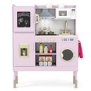 Pretend Play Kitchen Toy Kitchen Playset with Range Hood Ice Maker and Telephone by LJGDeals