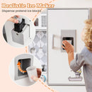 Pretend Play Kitchen for Kids Aged 3+ with Real Sounds and Lights-White by LJGDeals