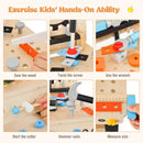 Pretend Play Workbench with Tools Set and Realistic Accessories by DirectDeals