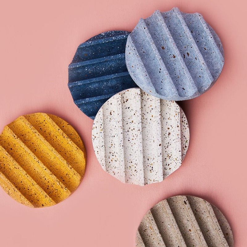 Mini Soap Dish | Light Blue Terrazzo