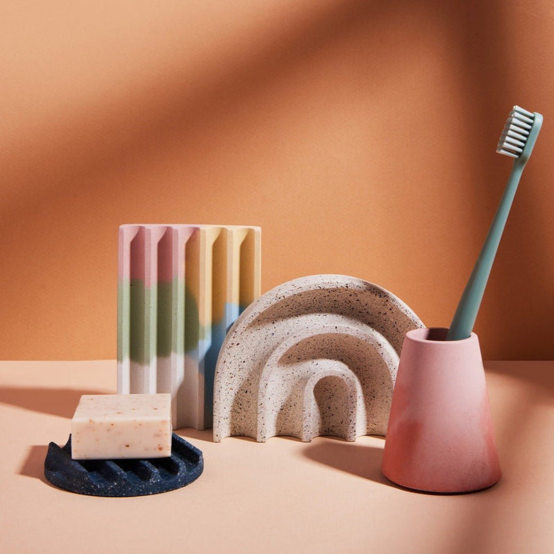 Mini Soap Dish | Cobalt Terrazzo