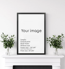 Printing Service. Custom Framed Prints. Printed and Shipped by Wall Art Set