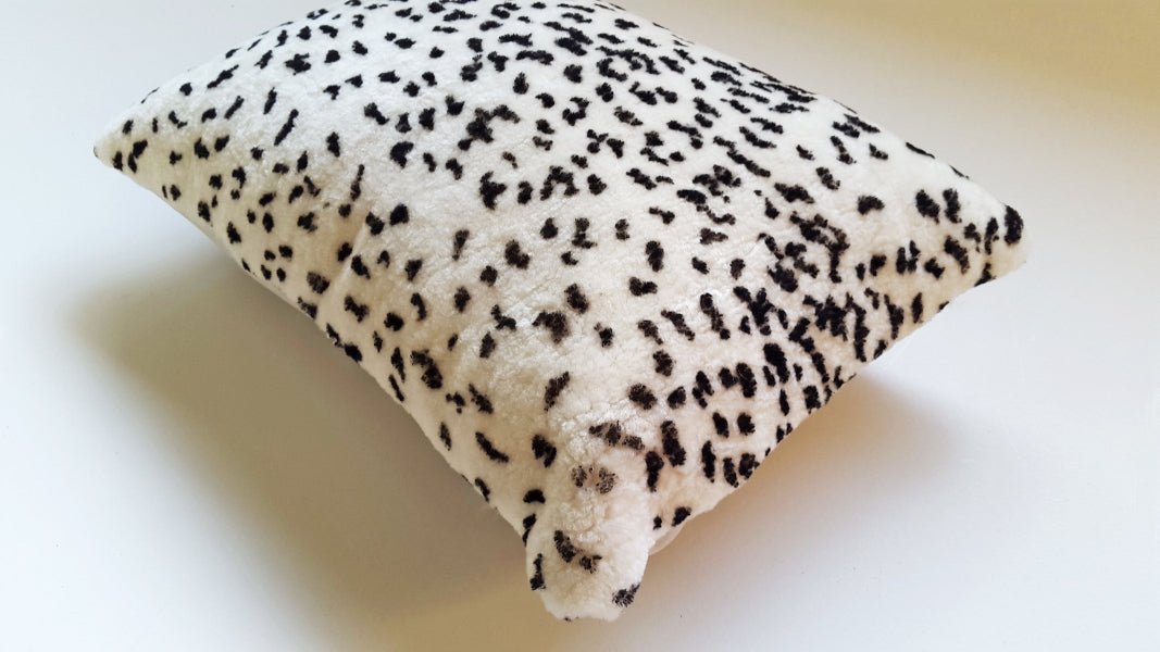 Shearling Leopard Square Pillow, photo 5 of 6