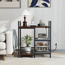 Printer Stand with Charging Station and Storage Shelves by LJGDeals