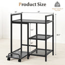 Printer Stand with Charging Station and Storage Shelves