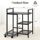 Printer Stand with Charging Station and Storage Shelves by LJGDeals