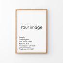 Printing Service. Custom Framed Prints. Printed and Shipped by Wall Art Set