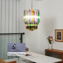 Prismatic Murano Colorful Chandelier