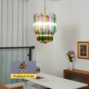 Prismatic Murano Colorful Chandelier