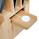 Bamboo Apple Watch Charger Adapter for MobileVision Stands | Custom Fit Charging Dock Accessory by MobilevisionUS