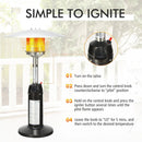 11 000 BTU Portable Tabletop Propane Patio Standing Heater by LJGDeals