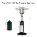 11 000 BTU Portable Tabletop Propane Patio Standing Heater by LJGDeals