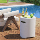 Propane Tank Cover Table with Side Handles and Protective Cover by LJGDeals