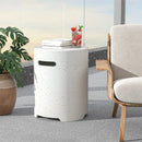 Propane Tank Cover Table with Side Handles and Protective Cover by LJGDeals