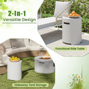 Propane Tank Cover Table with Side Handles and Protective Cover by LJGDeals