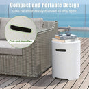 Propane Tank Cover Table with Side Handles and Protective Cover by LJGDeals